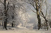 Forest in Winter 1882 By Anders Andersen-Lundby