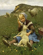 Feeding the Lamb By Hans Ole Brasen
