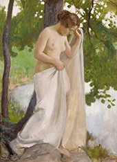 Bathing Sheet 1906 By Eero Jarnefelt