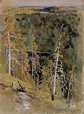 Forest Landscape 1895 By Eero Jarnefelt