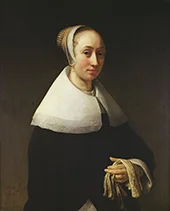 Portrait of a Lady 1653 By Willem Drost
