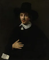 Portrait of a Man 1653 By Willem Drost