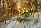 Glowed with Tints of Evening Hours By Joseph Farquharson