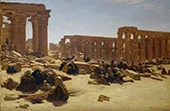 Ruins of the Temple at Luxor c1890 By Joseph Farquharson