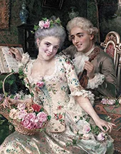 A New Basket of Flowers By Federico Andreotti