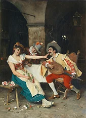 The Serenade 1880 By Federico Andreotti