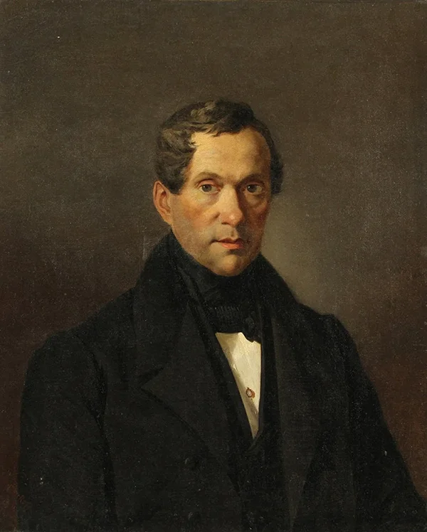 Portrait of the Composer Count Matvey Vielgorsky 1838 By Karl Bryullov