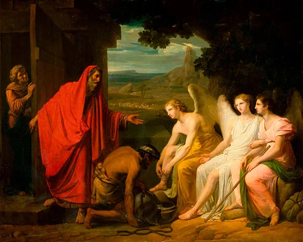 Three Angels Appearing to Abraham at the Oak of Mamre 1821 By Karl Bryullov