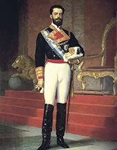 Portrait of Amadeo I King of Spain By Antonio Gisbert