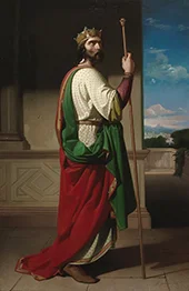 Portrait of Visigothic King of Hispania Liuva 1855 By Antonio Gisbert