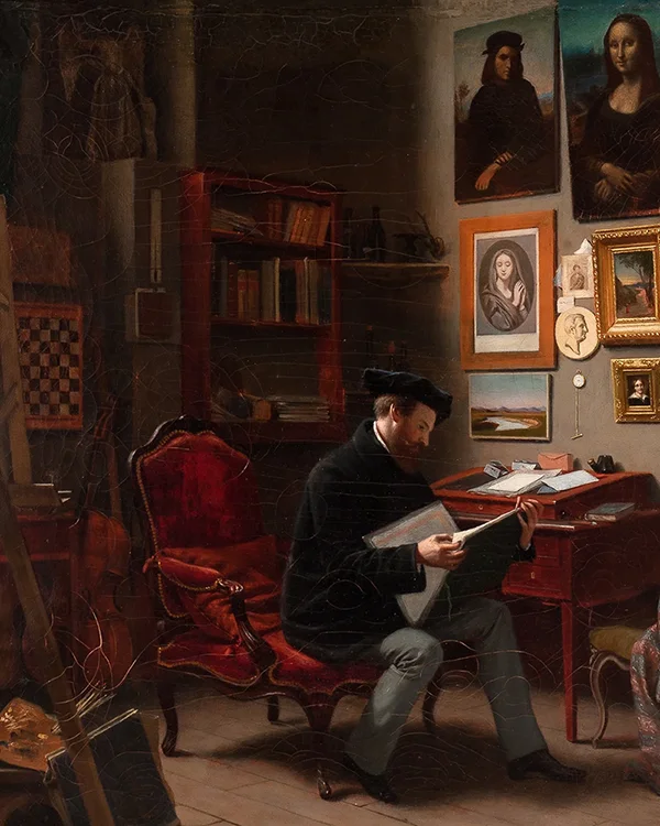 Self Portrait 1865 By Antonio Gisbert