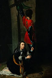 The Call to Revolt of the Communards During the Confinement of Juana La Loca By Antonio Gisbert