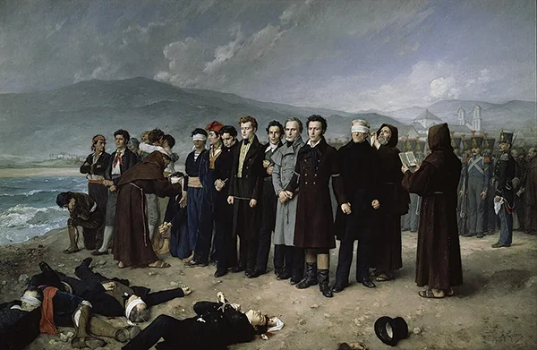 The Execution of Torrijos and his Companions at Malaga Beach 1888 By Antonio Gisbert