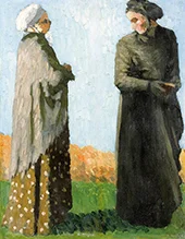 Peasants in Sunday Dress 1890 By Ker Xavier Roussel