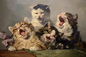 Kitten Symphony 1885 By Julius Adam