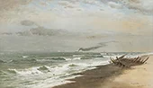 Long Branch Beach 1883 By Francis A Silva