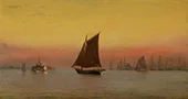 Misty Morning New York Harbor 1876 By Francis A Silva