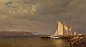 On the North River 1879 By Francis A Silva