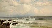 Summer Winds Long Branch Beach 1883 By Francis A Silva