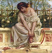The Sandal 1871 By Edward Poynter