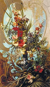 Flower Bouquet 1884 By Hans Makart