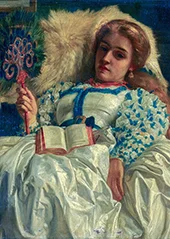 The Peacock Fan 1864 By Edward Poynter