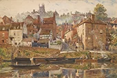 By Severnside Bridgnorth 1885 By Edward Poynter