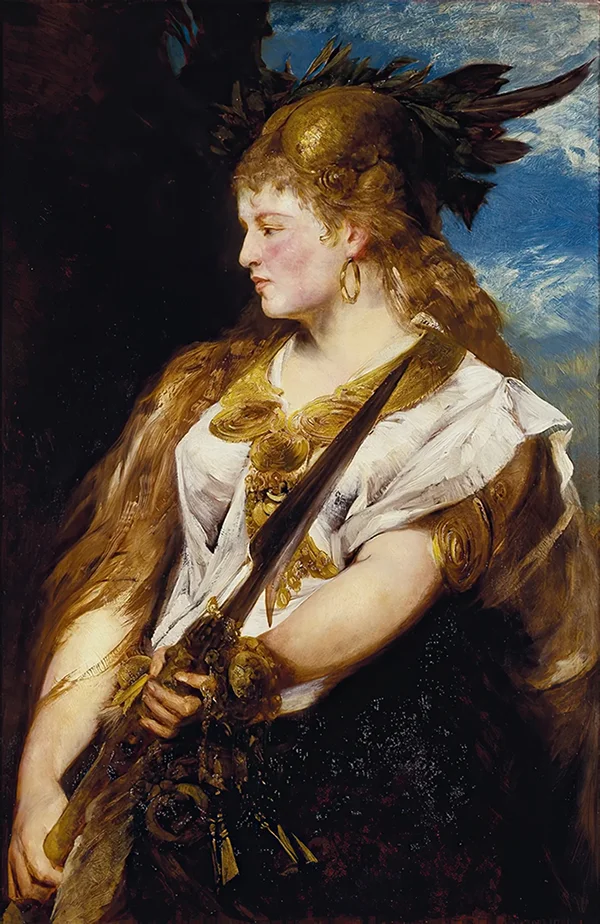 The Valkyrie 1877 By Hans Makart