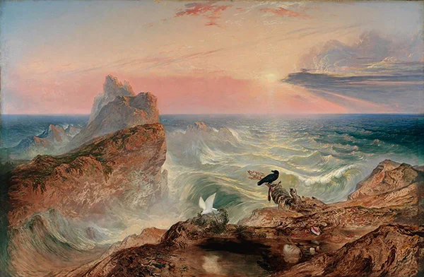 The Assuaging of the Waters 1840 By John Martin