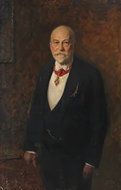 Portrait of the Leather Manufacturer Friedrich Sueb 1906 By John Quincy Adams