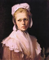 Young Peasant Girl By Charles Sprague Pearce