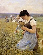 Women in the Fields By Charles Sprague Pearce