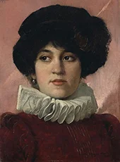 Portrait of a Woman By Charles Sprague Pearce