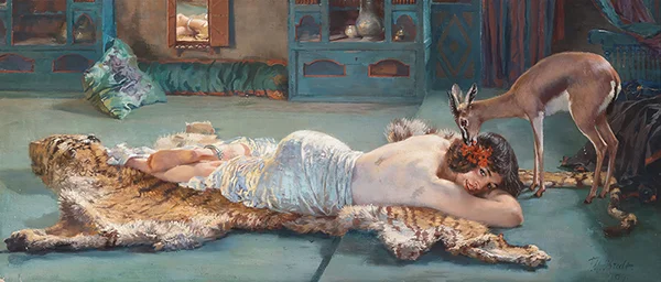 Tigergazelle 1909 By Ferdinand Max Bredt