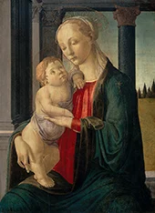 Madonna and Child By Sandro Botticelli