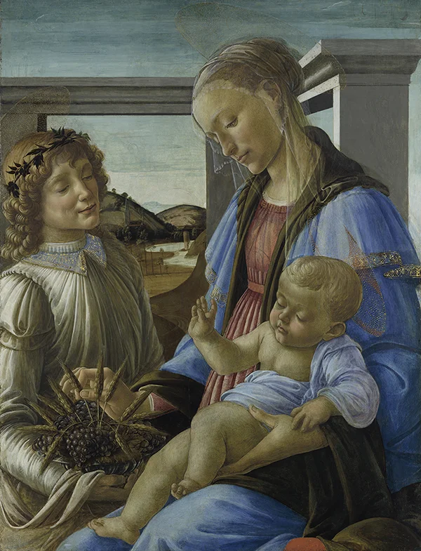 Madonna of The Eucharist By Sandro Botticelli