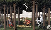 The Story of Nastagio Degli Onesti II By Sandro Botticelli