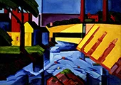 Evening Tones By Oscar Bluemner
