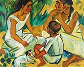 Entertainment 1920 By Max Pechstein