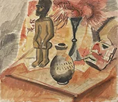 Exotic Still Life 1922 By Max Pechstein