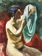 Martha Sitting By Max Pechstein