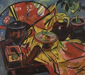 Still Life with Pipe 1917 By Max Pechstein