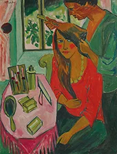 Toilette 1921 By Max Pechstein