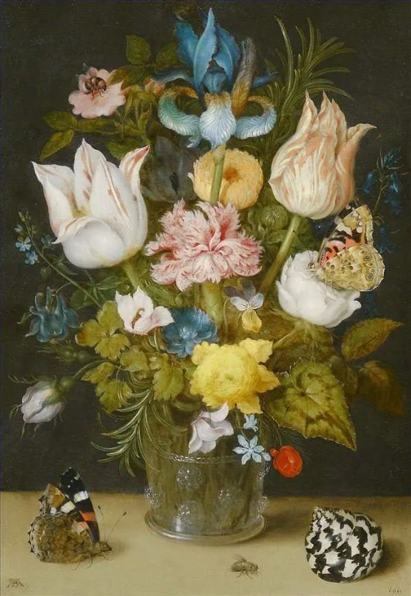 Bouquet of Flowers By Ambrosius Bosschaert