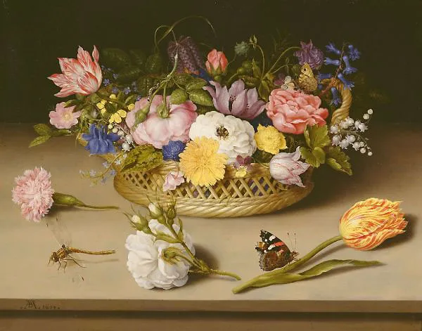 Flower Still Life By Ambrosius Bosschaert