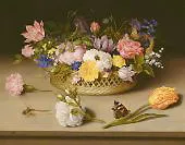Flower Still Life By Ambrosius Bosschaert