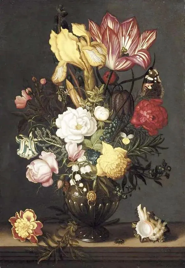 Still Life By Ambrosius Bosschaert