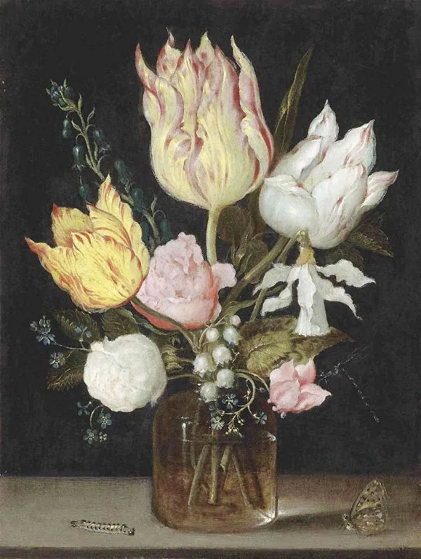 Still Life with Flowers II By Ambrosius Bosschaert