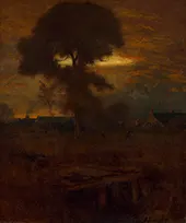 Afterglow 1893 By George Inness