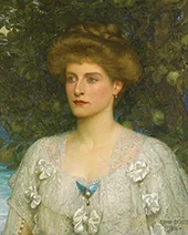 Portrait of Susannah Pearson 1904 By Frank Dicksee